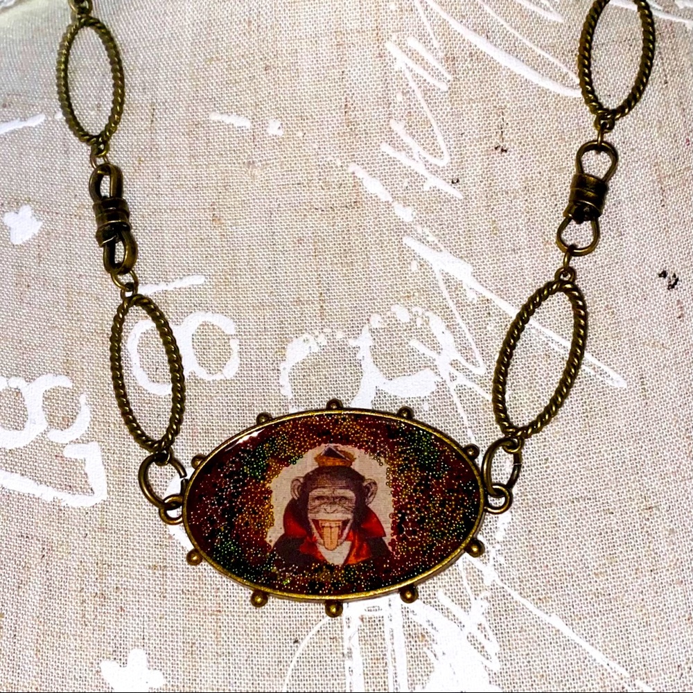 Monkey Business Choker Necklace